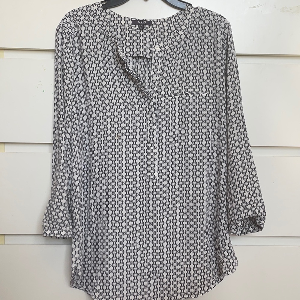 NYDJ Patterned Blouse